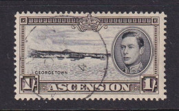 Ascension: 1938/53   KGVI    SG44    1/-   [Perf: 13½]    Used - Ascension