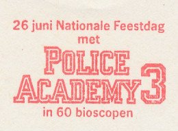 Meter Proof / Test Strip Netherlands 1986 - Frama 10505 Police Academy 3 - Movie - Film