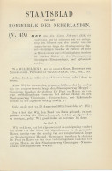 Staatsblad 1914 : Spoorlijn Meppel - Groningen Enz. - Historical Documents