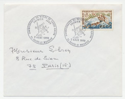Cover / Postmark France 1969 Canoeing - Kayaking - World Championships - Other & Unclassified