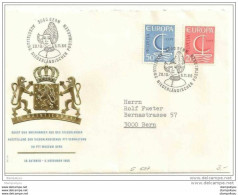 166 - 46 - Enveloppe Avec Oblit Spéciale De Bern "Ausstellung Niederländischer Postmarken" 1966 - Marcophilie