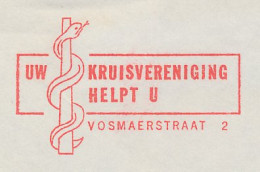 Meter Cover Netherlands 1966 Aesculapius - Snake - Goes - Other & Unclassified