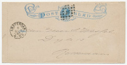 Postblad G. 1 Amsterdam - Rotterdam 1891 - Entiers Postaux