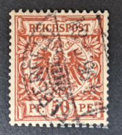 Deutsches Reich 1889, Mi 50d Gestempelt Geprüft - Usados