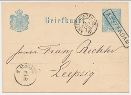 Trein Haltestempel Amsterdam 1879 - Briefe U. Dokumente