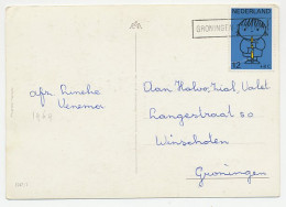 Em. Kind 1969 - Nieuwjaarsstempel Groningen Station - Non Classés