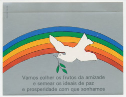 Postal Stationery Brazil - Aerogramme Peace Dove - Rainbow - Ohne Zuordnung
