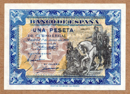Un Billete De Una Peseta De 1940. Calidad: SC—. - 1-2 Peseten