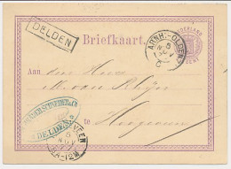 Trein Haltestempel Delden 1877 - Cartas & Documentos