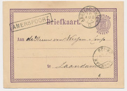 Trein Haltestempel Amersfoort 1875 - Lettres & Documents