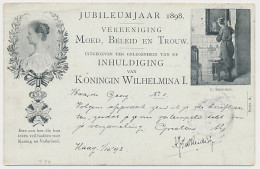 Briefkaart Geuzendam P36 A - S Gravenhage - Duitsland 1898 - Entiers Postaux