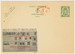 Publibel - Postal Stationery Belgium 1935 Postal Stationery On Stationery - Other & Unclassified