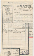 Int. Vrachtbrief Belgie - S.S. Esschen - Dordrecht 1914 - Zonder Classificatie