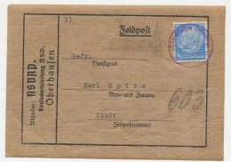 Packet Label Oberhausen - Feldpost Germany WWII NSDAP - Fieldpost  - WW2