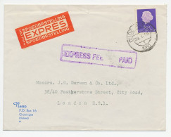 Em. Juliana Expresse Oude Pekela - Engeland 1960 - Non Classés