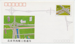 Postal Stationery China 1991 Traffic System - Beijing Xixiang Project - Other & Unclassified