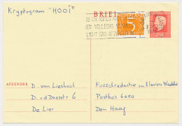 Briefkaart G. 347 / Bijfrankering De Lier - Den Haag 1973 - Entiers Postaux