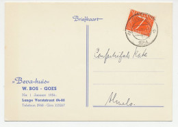 Firma Briefkaart Goes 1954 - Beva Huis - Ohne Zuordnung