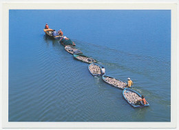 Postal Stationery Cuba Fishing Boat - Fishes