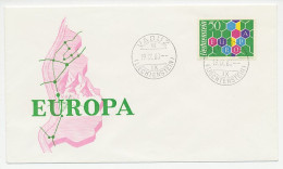 Cover / Postmark Liechtenstein 1960 Europa - Institutions Européennes
