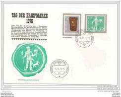 190 - 7 - Enveloppe Suisse Journée Du Timbre 1975 - Oblitération D'Hergiswil - Storia Postale