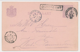 Trein Haltestempel Dordrecht 1888 - Lettres & Documents