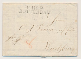 P.119.P. ROTTERDAM - Wurzburg Duitsland 1814 - ...-1852 Voorlopers