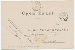 Kleinrondstempel Bedum 1887 - Unclassified