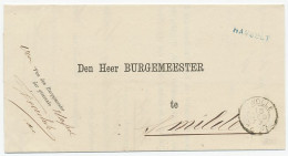 Naamstempel Hasselt 1877 - Storia Postale