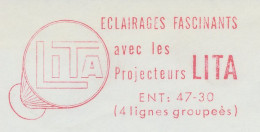 Meter Cut France 1960 Floodlight - Lamp - Lita - Elektrizität