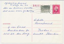 Briefkaart G. 356 / Bijfrankering Den Haag - Haarlem 1980 - Postwaardestukken