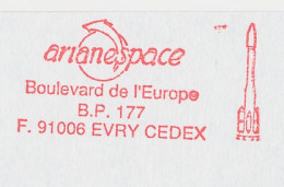 Meter Top Cut France 1996 Arianespace - Rocket - Astronomùia
