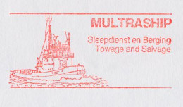 Meter Cover Netherlands 1992 Tugboat - Towage And Salvage - Multraship - Terneuzen - Schiffe