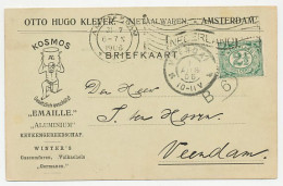 Firma Briefkaart Amsterdam 1906 - Kosmos / Emaille - Ohne Zuordnung
