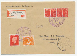 Aangetekend Amsterdam 1948 - Congres Wereldraad Der Kerken - Ohne Zuordnung