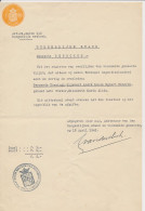 Fiscaal Droogstempel 1 GL= S GR 1927 - Benschop 1942 - Steuermarken