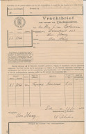 Vrachtbrief Staats Spoorwegen Ede - Den Haag 1914 - Ohne Zuordnung