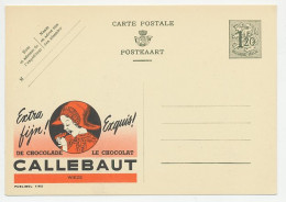 Publibel - Postal Stationery Belgium 1952 Chocolate - Callebaut - Levensmiddelen