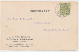 Firma Briefkaart Dordrecht 1918 - Cargadoor - Expediteur - Ohne Zuordnung