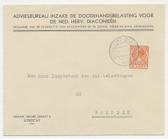 Firma Envelop Utrecht 1937 - N.H. Diaconie / Doodehandsbelasting - Unclassified