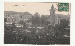 23 . GUERET . LE  JARDIN PUBLIC  1918 - Guéret