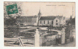 23 . GUERET . LE  JARDIN PUBLIC  . 1912 - Guéret