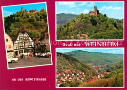 72631481 Weinheim Bergstrasse Mit Burgruine Windeck  Weinheim - Weinheim