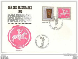 190 - 43 - Enveloppe Suisse Journée Du Timbre 1975 - Oblitération Spéciale De Sarnen - Marcofilie
