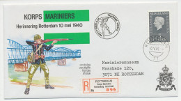 Aangetekend Rotterdam 1980 - Korps Mariniers - Non Classés