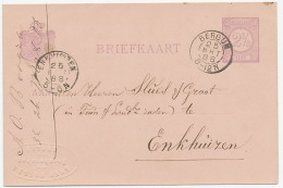 Kleinrondstempel Bergum 1888 - Unclassified