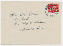 Envelop G. 29 B Marken - Monnikendam 1943 - Entiers Postaux