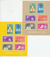 2 X Block /Sheet Togo 1961 MNH Scouting - Other & Unclassified