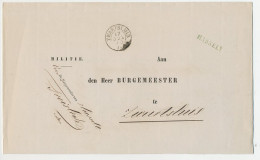 Naamstempel Hasselt 1873 - Briefe U. Dokumente