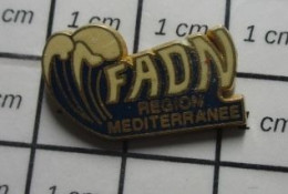 520 Pin's Pins / Beau Et Rare : MARQUES / VAGUE FADN REGION MeDITERRANEE Par BERAUDY - Andere & Zonder Classificatie